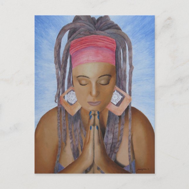 Cartão Postal Cartonagem de Namaste (Frente)