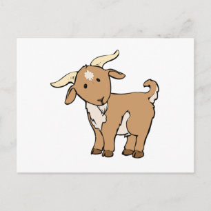 Cartão Postal Cartoon Billy Goat