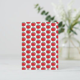 Cartão Postal Cartoon Cheery Cherry Tomato