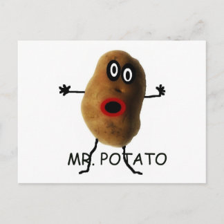 Cartão Postal Cartoon de Batata