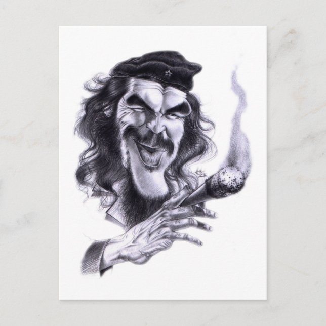 Cartão Postal Cartoon de Che Guevara (Frente)