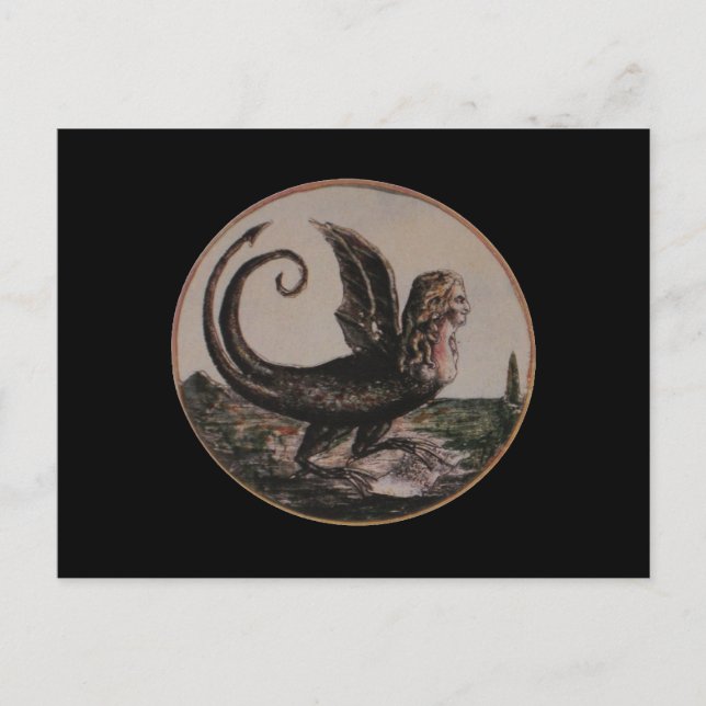 Cartão Postal Cartoon de Marie Antonieta ~ Cartão-postal (Frente)