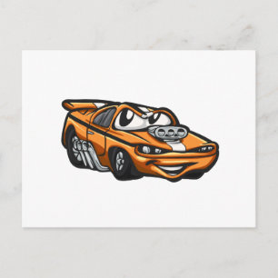 Cartão Postal Cartoon de músculo clássico do carro - Escolha a c