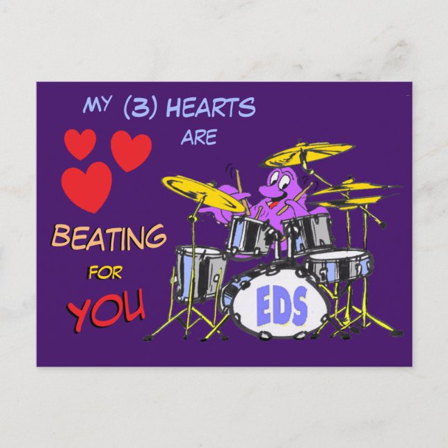 Cartão Postal Cartoon de Octopus 3 Cartoon Cartoon Cartoon Carto (Frente)