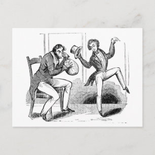 Cartão Postal Cartoon de Óxido Nitroso para Homens