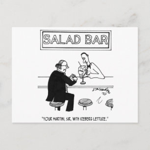 Cartão Postal Cartoon de Salada 4257