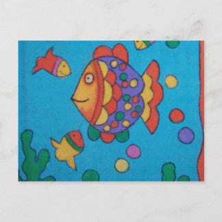 Cartão Postal Cartoon fishy!