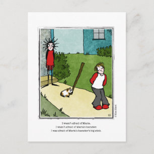 Cartão Postal Cartoon HAMSTER de Ellen Elliott