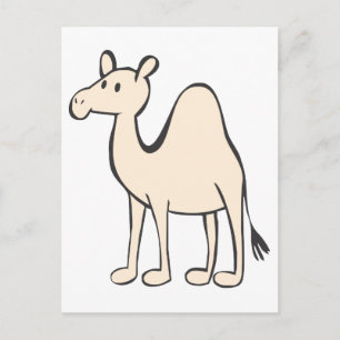 Cartão Postal Cartoon Jovem Camel