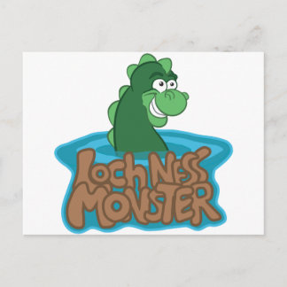 Cartão Postal Cartoon Loch Ness