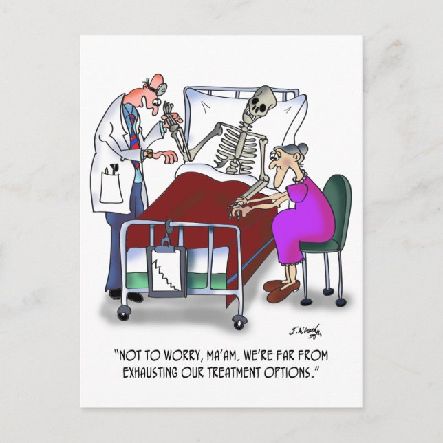 Cartão Postal Cartoon Médico 9378 (Frente)