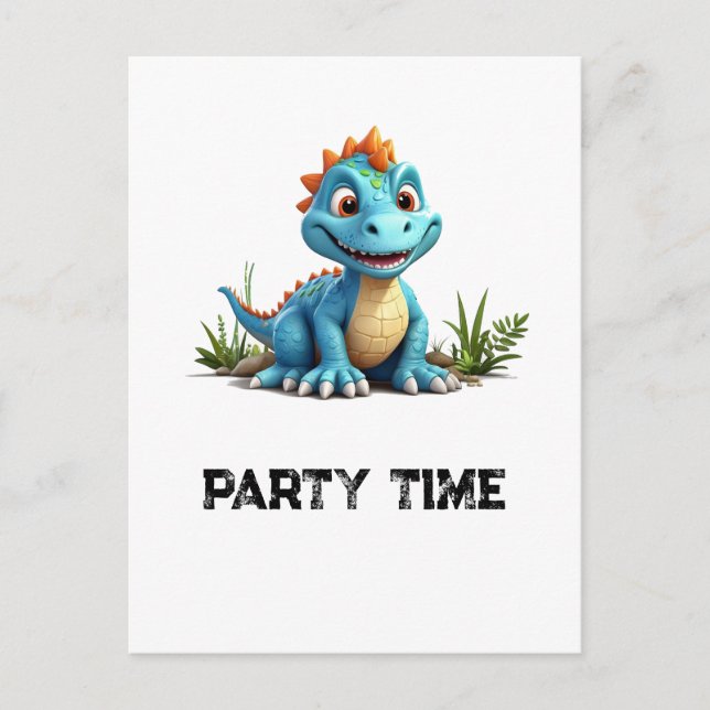 Cartão Postal *~* Cartoon Mítico AP48 PHOTO Dragon Dino (Frente)