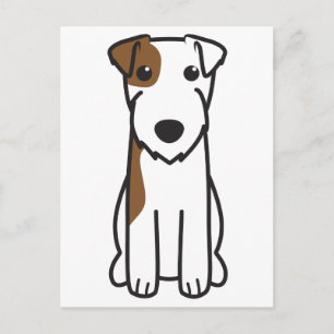 Cartão Postal Cartoon Parson Russell Terrier Dog