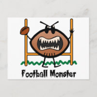 Cartoon Sports Clip Art Angry Mad Football Monster