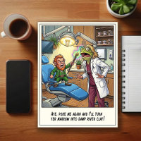 Cartum Humorístico de Consultório Odontológico