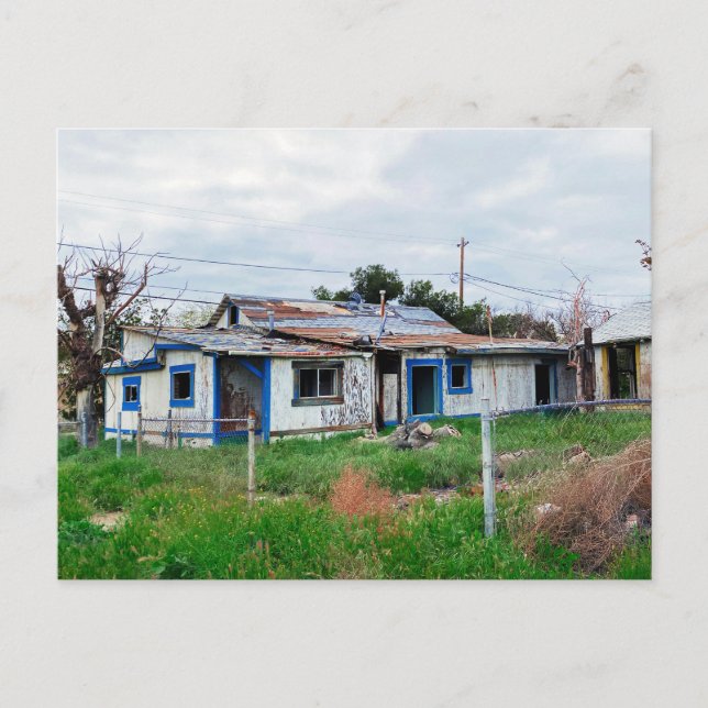 Cartão Postal Casa abandonada (Frente)