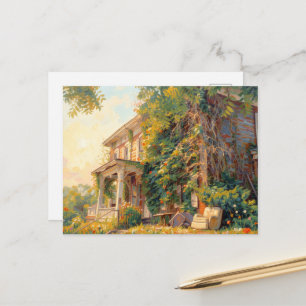 Cartão Postal Casa Abandonada com os móveis incluídos