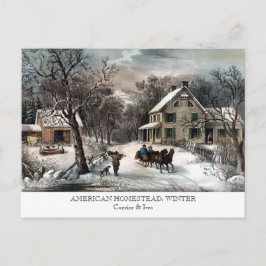 Cartão postal - CASA AMERICANA: Inverno