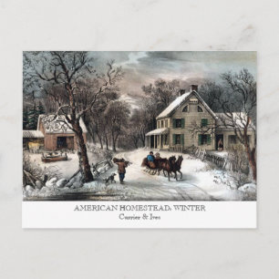 Cartão postal - CASA AMERICANA: Inverno