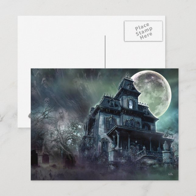 Cartão Postal Casa Assombrada (Frente/Verso)