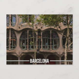 Cartão Postal Casa Batlló - Antoni Gaudi, Barcelona