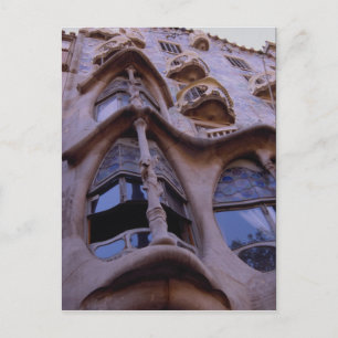 Cartão Postal Casa Batllo, Barcelona, Espanha
