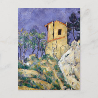Cartão Postal Casa com Paredes Rachadas - Paul Cézanne