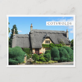 Cartão Postal Casa com telhado de colmo nos Cotswolds