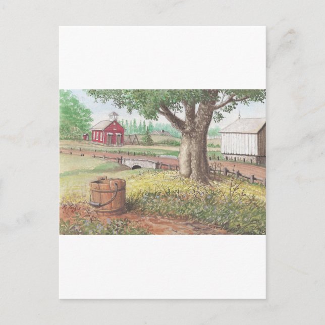 Cartão Postal Casa da Escola Vermelha (Frente)