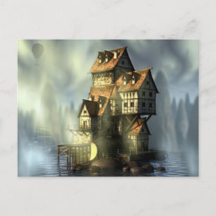 Cartão Postal Casa da Fantasia na Água