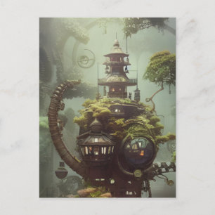 Cartão Postal Casa da Selva Steampunk