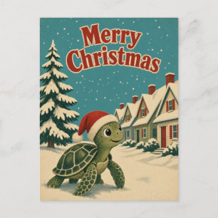 Cartão Postal Casa da Tartaruga Marinha Fila Animal Natal