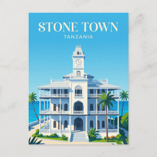 Cartão Postal Casa das Maravilhas Zanzibar Tanzânia