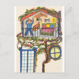 CARTÃO POSTAL CASA DE ÁRVORE