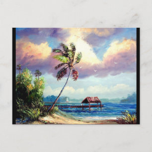 Cartão Postal Casa de Barcos Tropicais