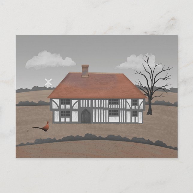 Cartão Postal Casa de Campo de Faisão (Frente)