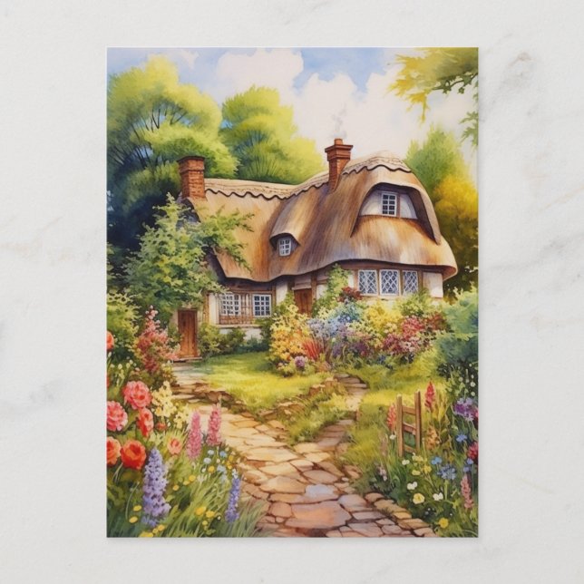 Cartão Postal Casa de Campo Inglesa (Frente)