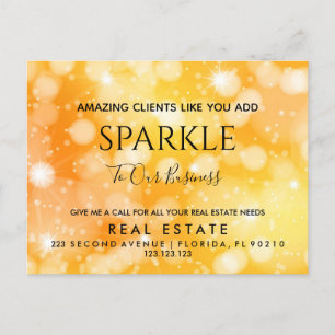 Cartão Postal Casa de campo Open House Sparkle Pop por Postcard