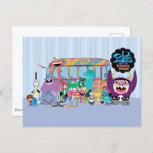 Cartão Postal Casa de Foster para Amigos Imaginários Ônibus es