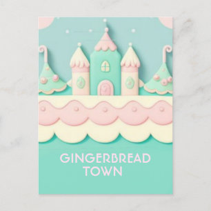Cartão Postal Casa de Gingerpão - Cartão-postal