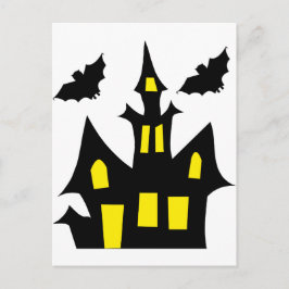 Cartão Postal casa de halloween