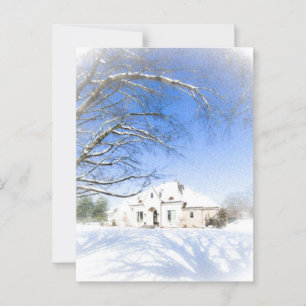 Cartão Postal Casa de inverno 2
