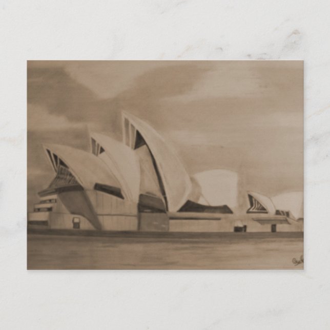 Cartão Postal Casa de ópera da Sydney (Frente)