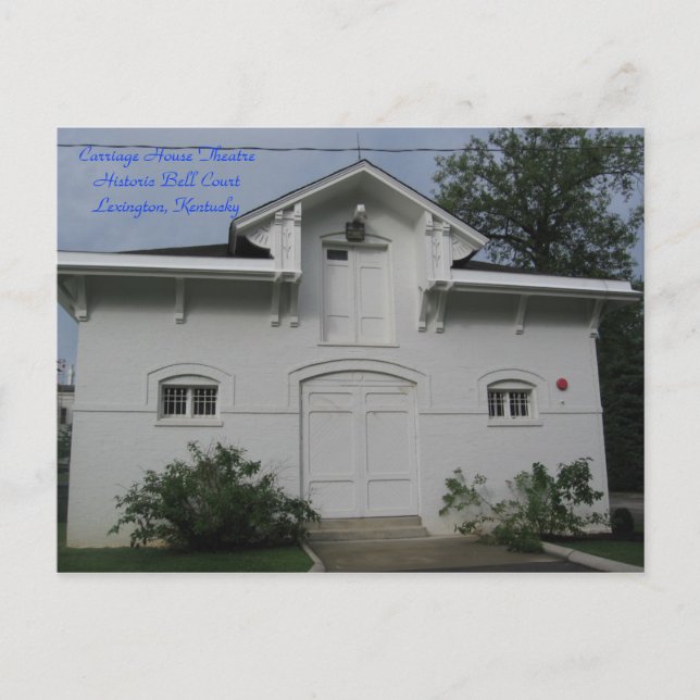 Cartão Postal Casa de Teatro de carruagems em Studio Playes (Frente)