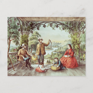 Cartão Postal Casa do Brook, Os Pescadores Sortudos