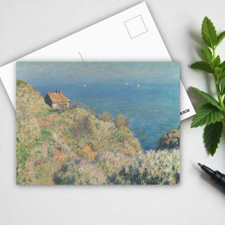 Cartão Postal Casa dos pescadores, Varengeville, Claude Monet