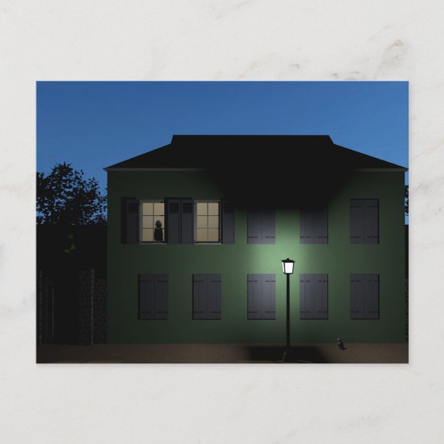 Cartão Postal Casa en el campo (Frente)