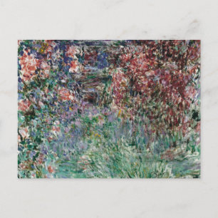 Cartão Postal Casa entre os Rosas de Claude Monet