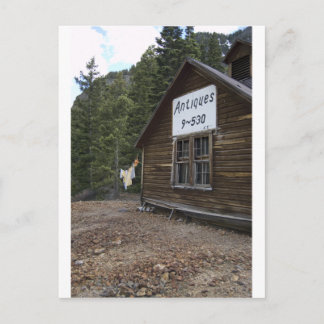 Cartão Postal casa histórica na mina de neosho