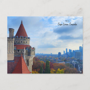 Cartão Postal Casa Loma View, Toronto, Canadá